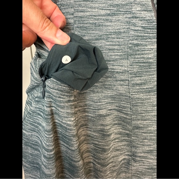 LULULEMON & Go Where To Dress Heathered Fuel Green Space Dye Rulu Knit Reflectiv - Picture 6 of 13